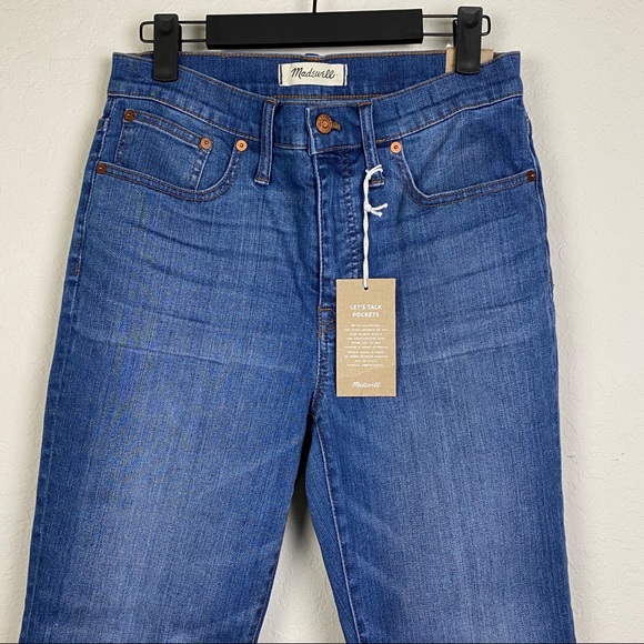MADEWELL Cali Demi Boot Jeans Kemper Wash NEW - Picture 6 of 9